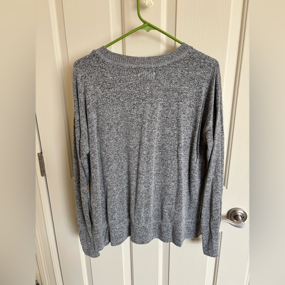 Lucky Brand Heathered Gray Women's Sweater - Picture 2 of 6